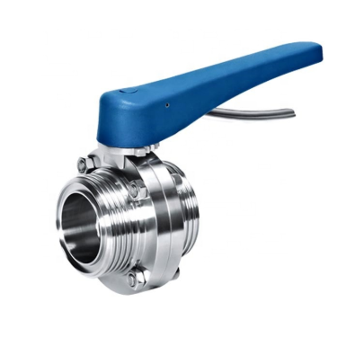 donjoy-sanitary-plastic-handle-stainless-steel-threaded-butterfly-valve-picture-5