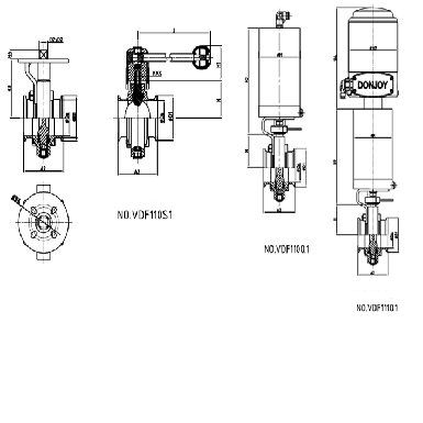 donjoy-ss304-and-ss316l-stainless-steel-sanitary-pneumatic-butterfly-valve-for-dairy-picture-12