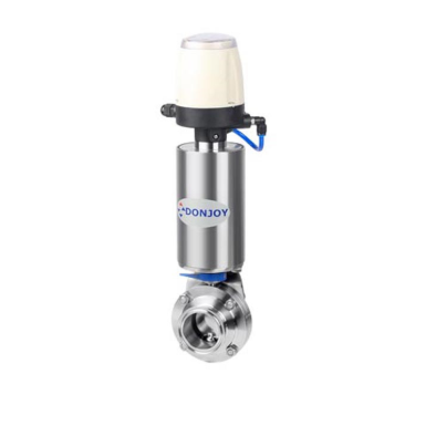 donjoy-stainless-steel-vertical-pneumatic-threaded-butterfly-valve-with-controller-picture-11