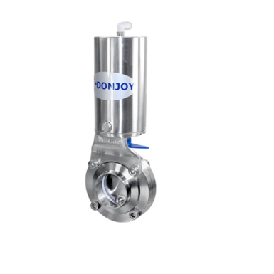 donjoy-stainless-steel-vertical-pneumatic-threaded-butterfly-valve-with-controller-picture-12
