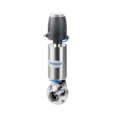 donjoy-stainless-steel-vertical-pneumatic-threaded-butterfly-valve-with-controller-picture-13