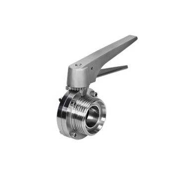 sanitary-single-weld-single-thread-butterfly-valve-with-pull-handle-picture-4