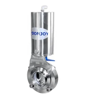 donjoy-316l-customized-pneumatic-welded-butterfly-valve-picture-1