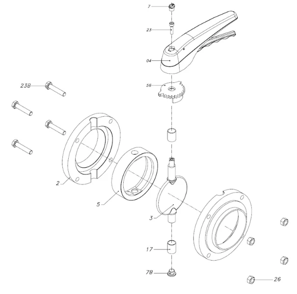 donjoy-hot-sale-different-type-sanitary-clamp-butterfly-valve-picture-2