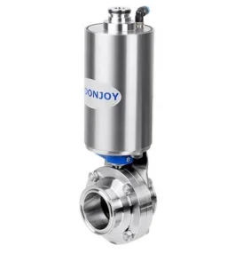 donjoy-ss304-and-ss316l-stainless-steel-sanitary-pneumatic-butterfly-valve-for-dairy-picture-1