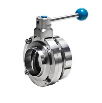 donjoy-stainless-steel-manual-weld-butterfly-valve-with-pull-handle-picture-1