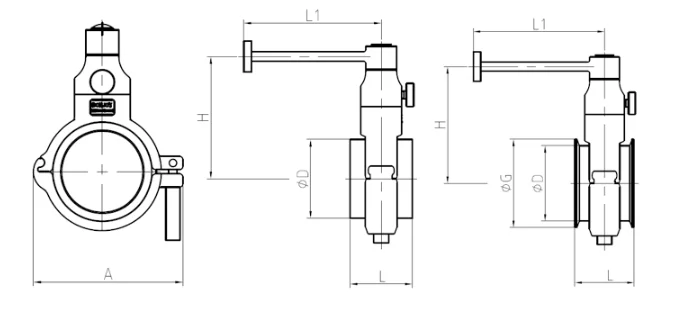donjoy-stainless-steel-powder-butterfly-valve-for-powder-picture-4