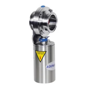 donjoy-stainless-steel-sanitary-pneumatic-clamp-butterfly-valve-for-fluid-picture-1