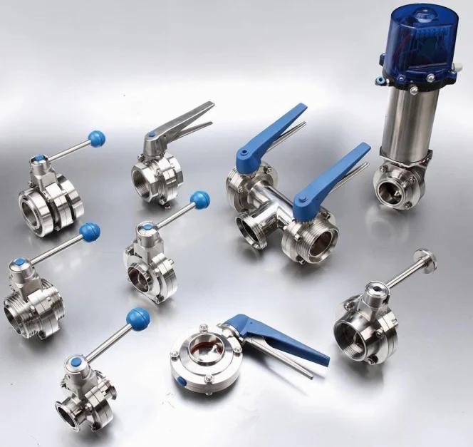 Sanitary-pneumatic-manual-butterfly-valve-RD-1-picture