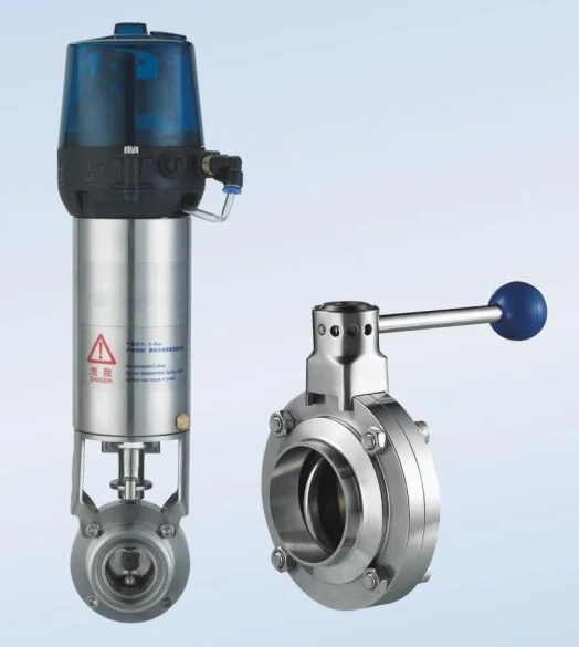 Sanitary-pneumatic-manual-butterfly-valve-RD-2-picture-1