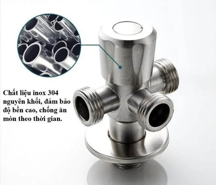 van chia 3 đường nước có khóa 1